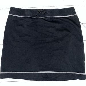 Ann Taylor Loft black miniskirt medium‎